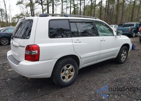 2006 Toyota Highlander from USA, damaged, VIN JTEGD21AX60150935